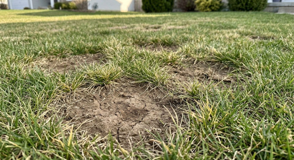 bare-spots-in lawn
